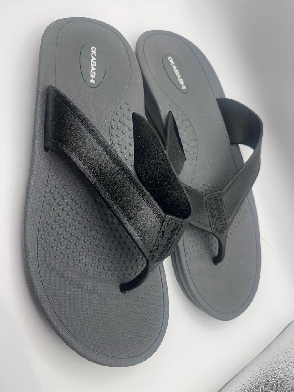 Okabashi Black Everyday Flip Flops